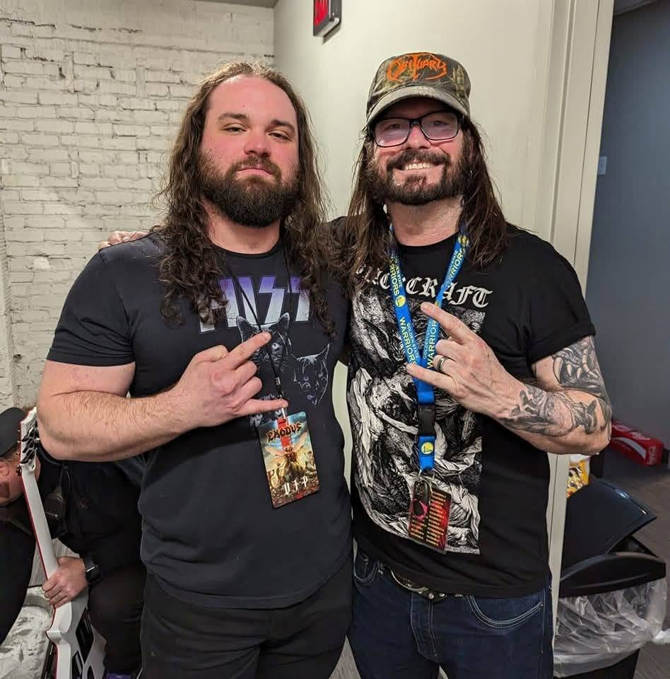 Zach Adkins with Gary Holt