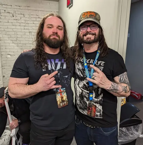 Zach Adkins with Gary Holt