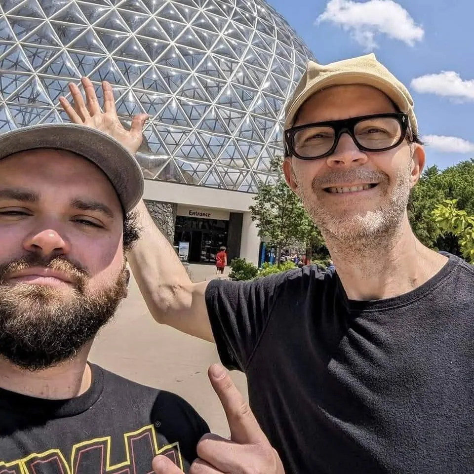 Zach Adkins with Paul Gilbert